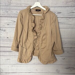 Talbots cotton blazer